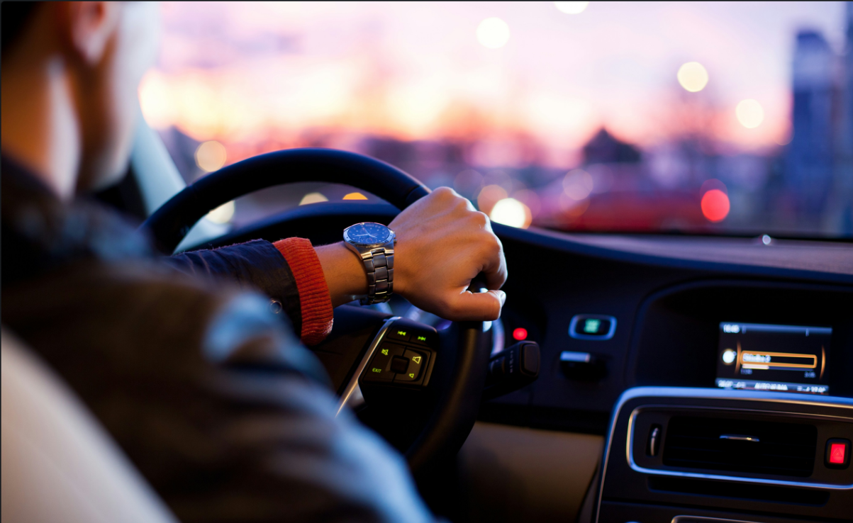 Car with driver